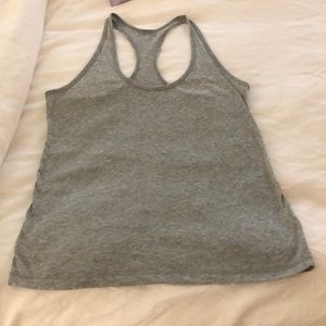 Grey Nike dri-fit racerback workout tank